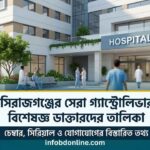 গ্যাস্ট্রোলিভার বিশেষজ্ঞ ডাক্তার সিরাজগঞ্জ