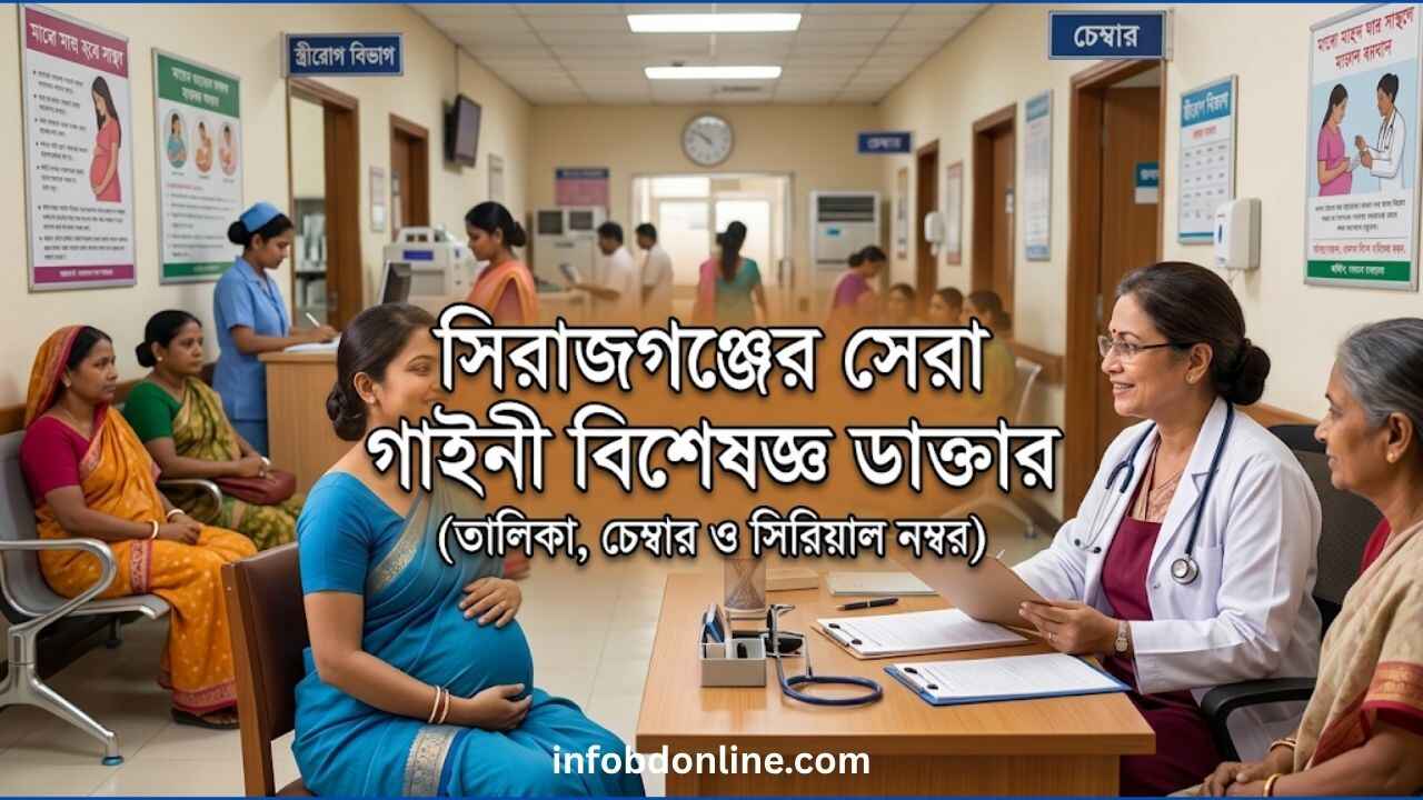 গাইনী বিশেষজ্ঞ ডাক্তার সিরাজগঞ্জ