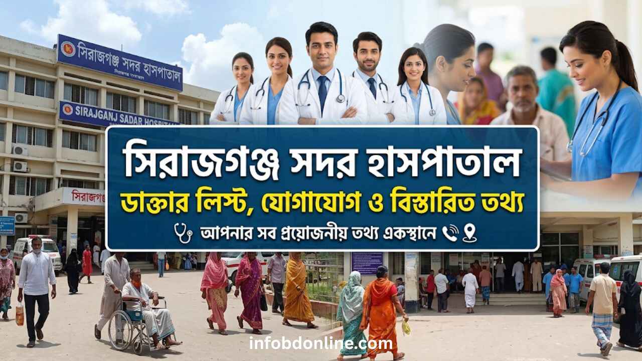 সিরাজগঞ্জ সদর হাসপাতাল ডাক্তার লিস্ট